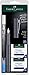 Produktbild Faber-Castell 202038 - Füller Grip 2010, Feder M, dapple gray, mit Tintenlöscher und 12 Ersatzpatronen