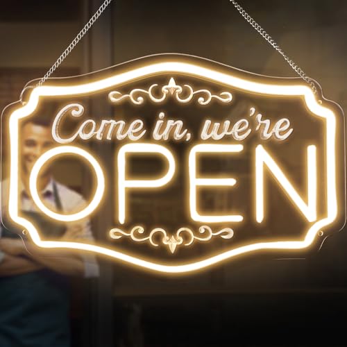 Panneau néon ouvert pour entreprise lumineux LED pour commerce
