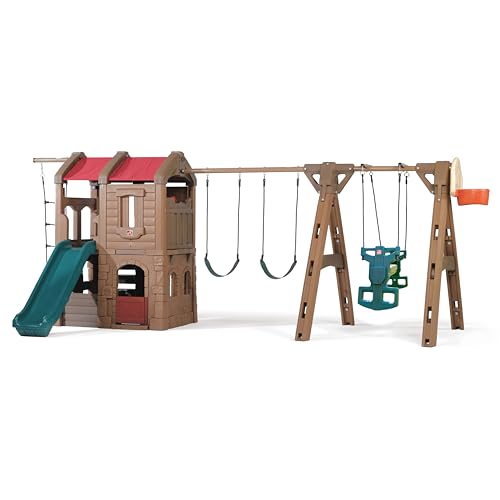 Step2 Naturally Playful Adventure Lodge Play Center with Glider