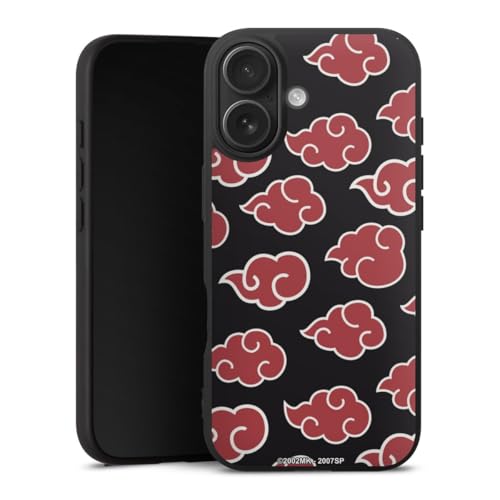 Cover in silicone premium compatibile con Apple iPhone 17 Pro Max custodia del telefono cellulare nero cover Naruto Shippuden Manga Anime