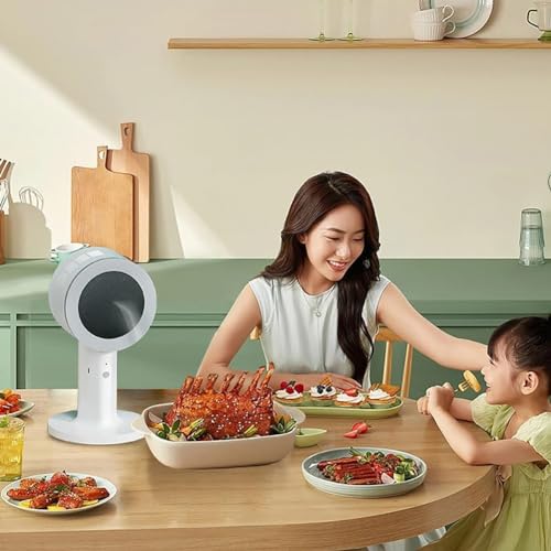 Hotte de cuisine portable compacte avec système de filtration des graisses