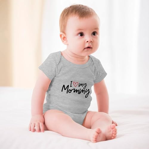 I Love My Mommy Baby Clothes Short Sleeve Baby Boy Bodysuit Inant Baby Girl Romper3
