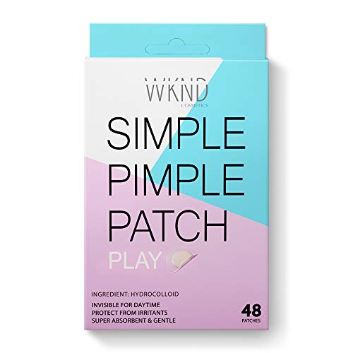 WKND COSMETICS Pimple Patches 48 Count - Hydrocolloid Acne Patches Facial Skin Care Products - Easy Peel, Fast Healing, Gentle Blemish Face Care Acne Dots & Zit Stickers - Play Zit Patch