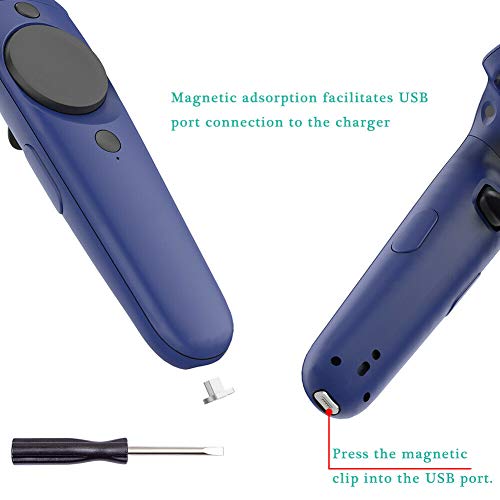 ACCDKAB(まこ ) デュアル磁気充電スタンド VRグリップ HTC Vive/Vive Pro VRヘッドセット&コントローラー用 チャージャー ベース ホルダー アクセサリー の商品画像 3