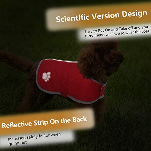 Image of Cold Weather Dog Coats Loft Reversible Winter Fleece Dog Vest Waterproof Pet Jacket Available in Extra Small, Small, Medium, Large Extra Large Sizes