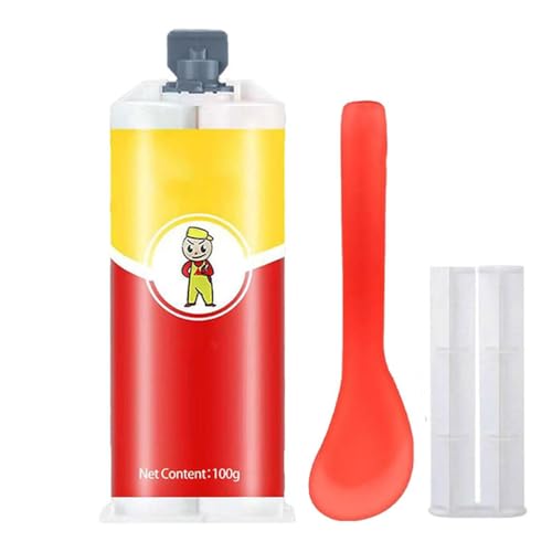 Colle De RéParation Universelle à SéChage Rapide Et Ultra-RéSistante,AdhéSif De Soudage Pour MéTaux Haute RéSistance,Pour Percer, Modeler, Poncer Et Polir - Fixation,Pour MéTal,Pvc,Plastique (1PCS)