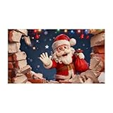 Este banner de Navidad y Halloween se puede colgar fácilmente en puertas, paredes, jardines, dormitorios, techos, chimeneas, árboles, ventanas, mesas, etc.