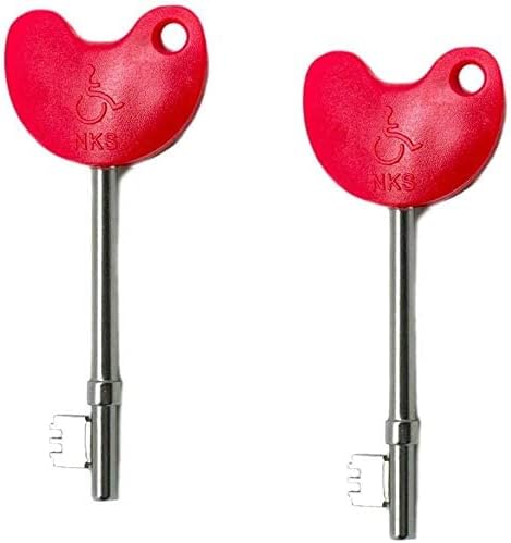 Ezlok Radar NKS Disabled Key with Braile (Pack of 2)