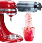 Attache à glace de rasoir pour KitchenAid Mélangeurs de support avec 8 Moulage par glace, pièce jointe à l'arbre de glace, Snow Pièce jointe/réalisatrice (machine/mélange non inclus)