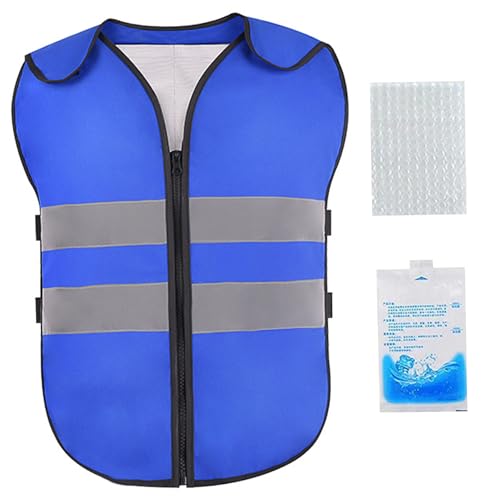 Gilet de refroidissement haute performance réfléchissant et ajustable à 20 blocs