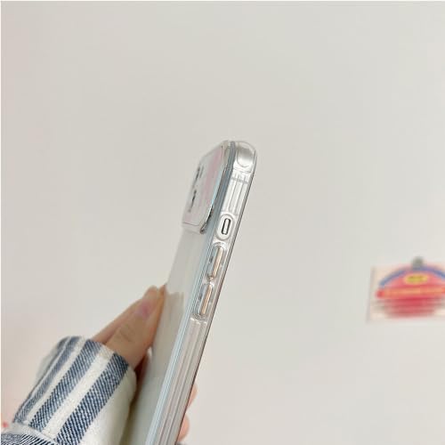 Coque iPhone 11 avec grande fenêtre anti-rayure motif papillon souple