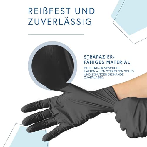Foto von Dr. Berger – 100x medizinische Einweg-Handschuhe aus Nitril – Latex-und puderfrei für einwandfreie Hautverträglichkeit – Einsetzbar in Chemie-, Lebensmittel- & Reinigungsindustrie