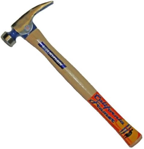 Miniatura 3 de Vaughan 103-00 Martillo California para enmarcar de 23 onzas, cara fresada y mango de madera de 17 pulgadas