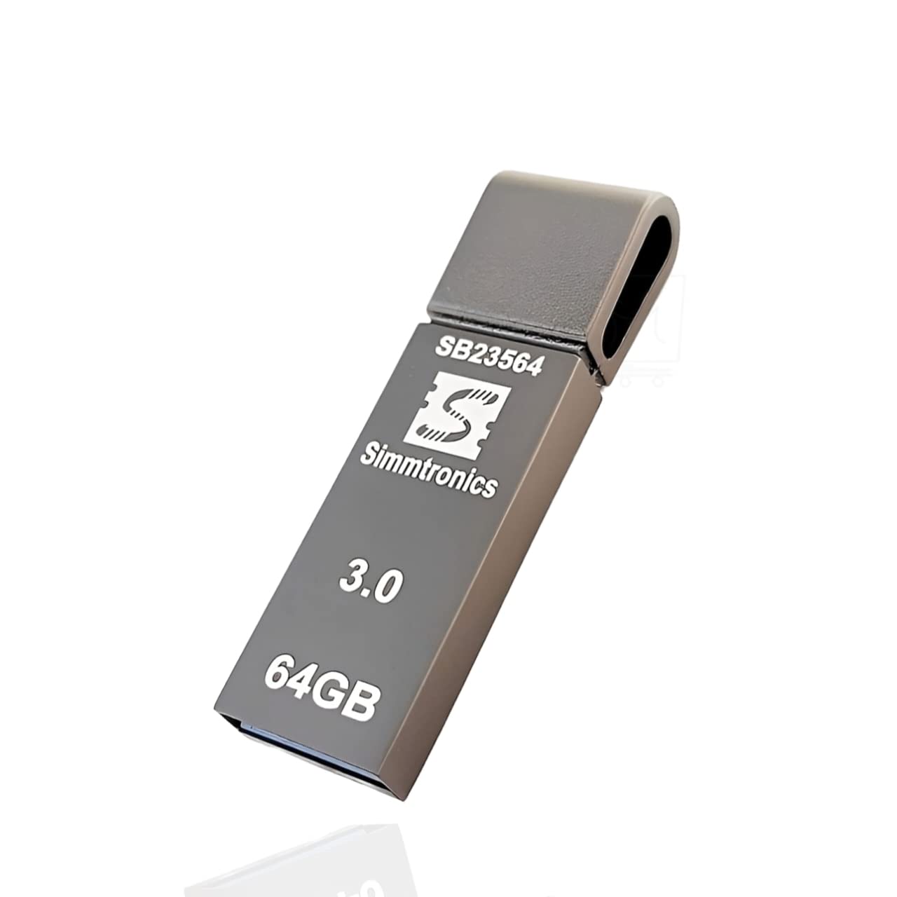 Simmtronics ZipX Black 64 GB Flash Drive USB 3.0 Pendrive Metal Body for Laptop and Computer Only-image-22