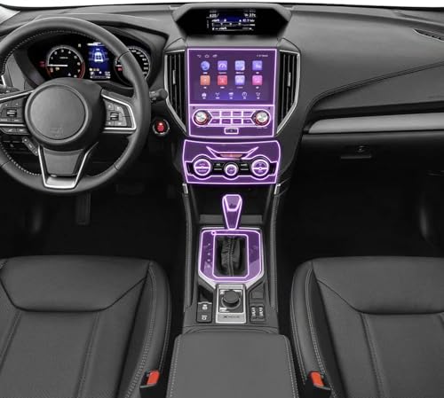 Film protection console centrale Subaru Forester anti-rayures de luxe