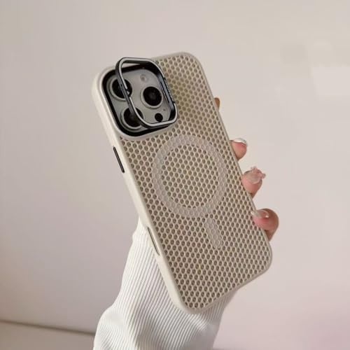 Coque maille alvéolée blanche pour iPhone 11 Pro Max idéale pour les appels et la photo