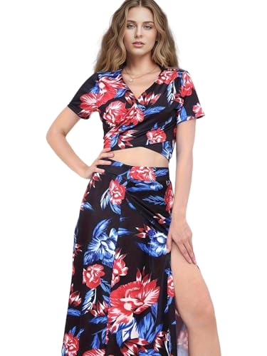 NASKY Exquisite Women's Long Maxi Skirt Sets in Mid - Length, Perfect for Ladies' Beach Getaways as Well as Daily Life