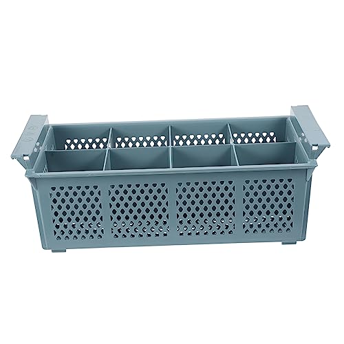 Cesta para cubiertos de 8 huecos que soluciona el desorden en cajones y encimeras de cocina