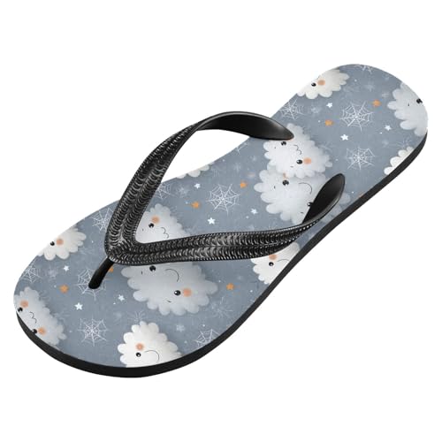 Flip Flop Sandals Cloud Web Print for Women Men Beach Outdoor XS2