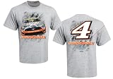 Checkered Flag Sports Kevin Harvick #4#Hunt4Busch at The Talladega Gray NASCAR Tee Shirt Medium