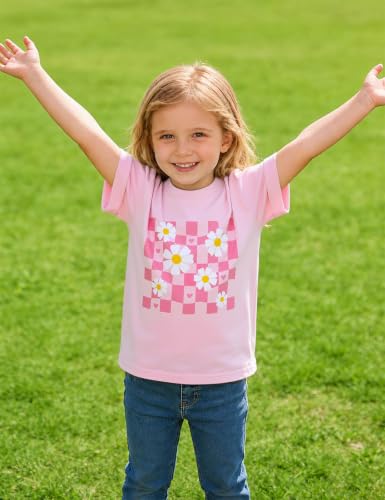 Image of Toddler Girls T-Shirt Short Sleeve Cartoon Graphic Tee 2-6T
