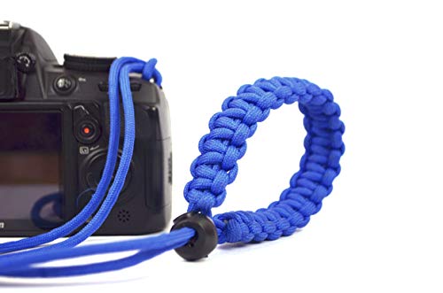 Image of Paracord Wrist Strap for robust hand grip to hold all DSLR camera /heavy gear /Binocular