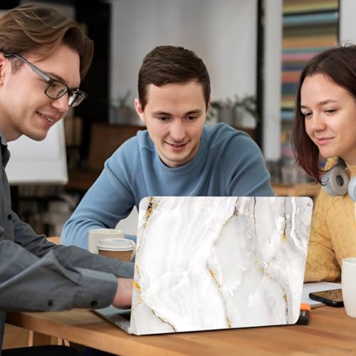 Funda MacBook Pro 15 Retina A1398 2012-2015 Carcasa Rígida de Plástico Mármol Blanco con Protector 6