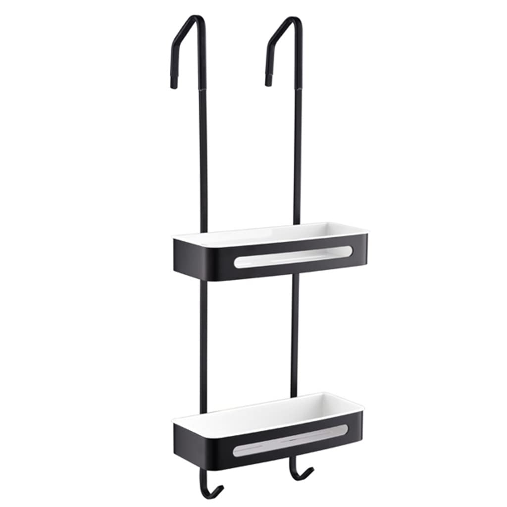 MDesign Metal Hanging Over Shower Door Caddy, Bathroom Storage Organizer, Satin - ShopStyle