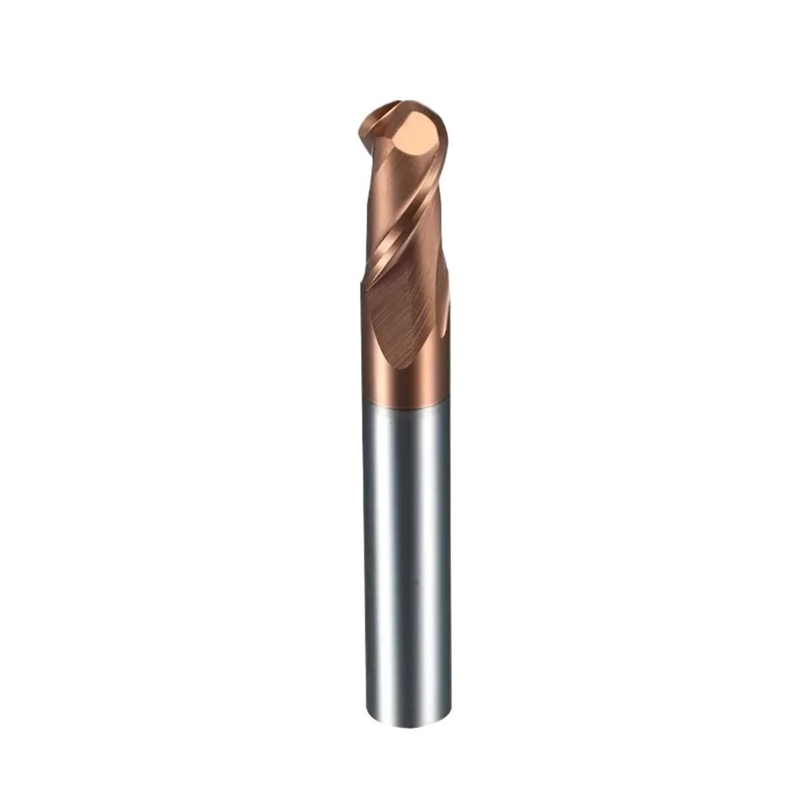 1 szt. Frez kulisty HRC55 2 ostrza frez z węglika wolframu CNC Router Bit narzędzie do frezowania R0.5 6mm 8mm 10mm metalu(R5x20xD10x150L)