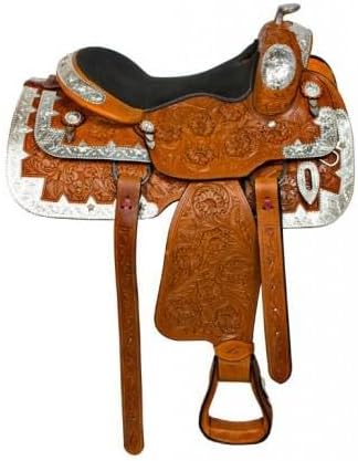 High Premium Quality Genuine Leather Western Show Saddle for Horse Wholesale Price Available Horse Equestrian Supplies