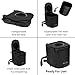 Deluxe Recycles Collapsible Trash Can for Boating and Camping | Large, Durable, and Portable with Inner Bin - 8 Gallons - (Black)