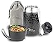 Milu Thermo per Alimenti 650 ml Contenitore Termico di Acciaio Inossidabile, Isotermico Sottovuoto per Cibi Caldi e Freddi (Black Leopard, 650ml) immagine