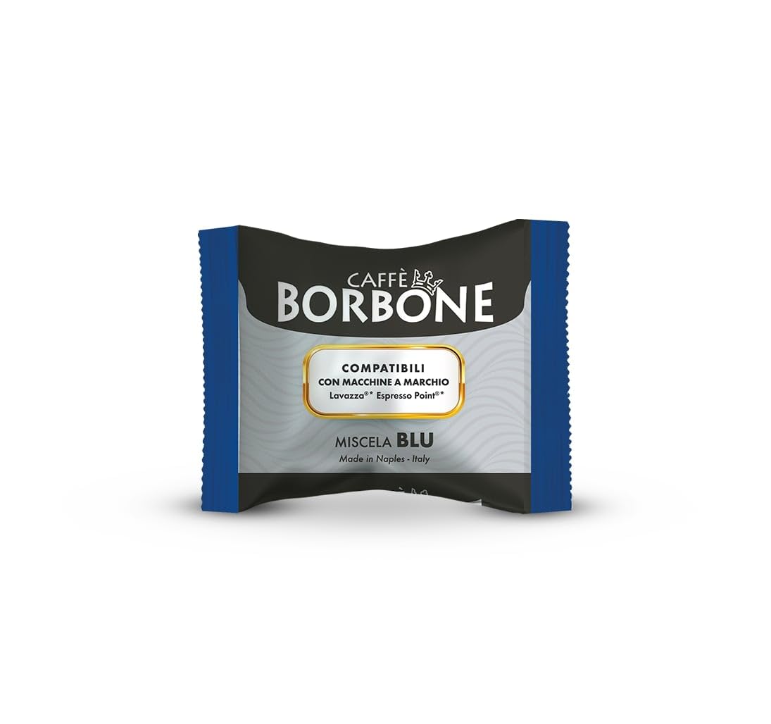 Caffè Borbone Miscela Blu - 100 Capsule - Compatibili con le Macchine Lavazza* Espresso Point*