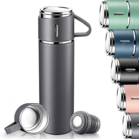 Thermosflasche 500ml mit Becher und Griff Cover