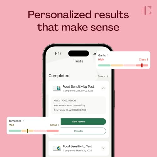 Image of Everlywell Food Sensitivity Test - Learn How Your Body Responds to 96 Different Foods - At-Home Collection Kit - CLIA-Certified Labs - Ages 18 Plus