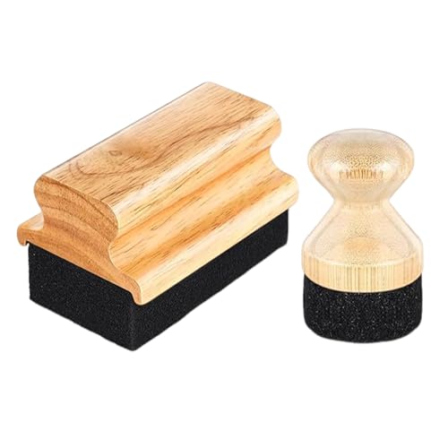 Cushangty Aplicador De Aceite Mineral Para Tablas De Cortar, Estropajo Para Aceitar Bloques De Carnicero, Aplicador De Crema Para Tablas De Cortar Restauración Utensilios De Cocina