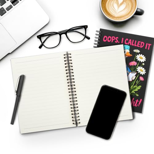Journal amusant pour infirmière carnet de notes médical à spirale ligné - 5