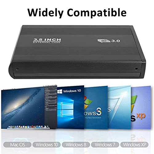 Caja externa para disco duro 3.5" SATA a USB 3.0 miniatura 4