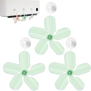 Aiqiminhao 3er Wandventilator Grün MQ