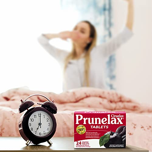 Prunelax Ciruelax Natural Laxative Regular For Occasional Constipation, 24 Tablets #TOP4
