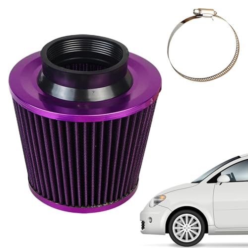 Filtres d'admission d'air universels 76 mm pour moteur auto