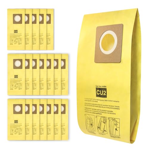 20 Pack AH10243 Vacuum bags Compatible with Hoover Commercial Hushtone CU2 Upright CH54013 CH54015 CH54113 CH54115 Vacuum Cleaners, Replace Part AH10243