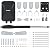 CO-Z Automatic Swing Gate Opener Kit, Electric Gate Opener for Doors up to 660lb 18ft, Driveway Home Garden Gate Opening System for Swing Gates, Gate Complete Kit with Remote Controls & Release Keys