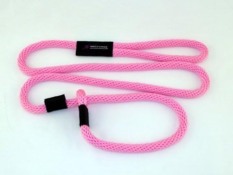 Soft Lines P20810HOTPINK Dog Slip Leash 0.5 in. Diameter by 10 Ft. - Hot Pink