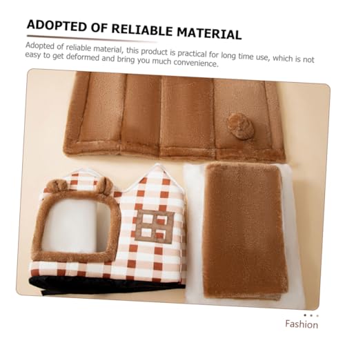 BESPORTBLE Casa De Dormir Para Animais De Estimação Casa De Gato Pequena Ninho De Gato Pequeno Respi