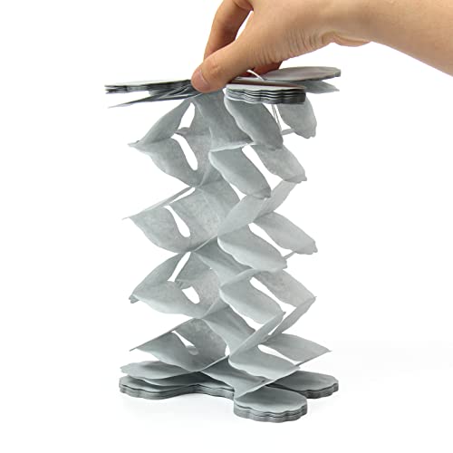 Image of Black White-Silver Party-Decorations Streamers Garland - 157Ft Graduation Four-Leaf Clover Hanging Banner,Men Boys Birthday Engagement Wedding Baby Bridal Shower New Years Supplies Decor Hugtmr