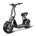 Produktbild 4MOVE E-Chopper Erwachsene mit Sitz, 1000W E-Cruiser- 12 Zoll Pneumatisches Anti-Rutsch-Reifen, LED-Scheinwerfer Elektro Moped, 48V 12Ah Li Akku,120kg Belastung, 25km Roller