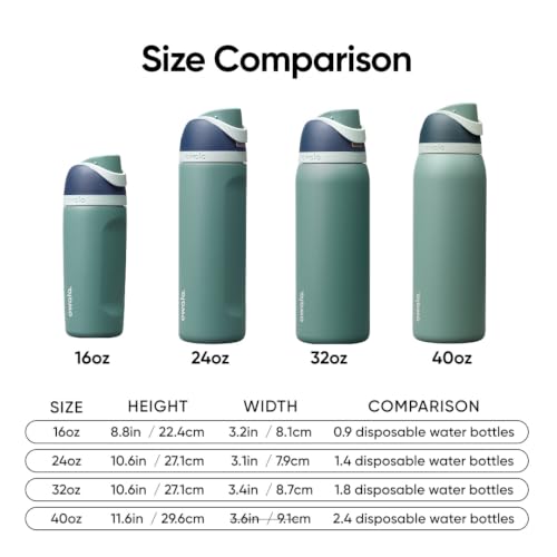 Image of Owala FreeSip Stainless Steel Water Bottle 24 oz Joshua Tree
