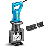 Bonvoisin Electric Hydraulic Angle Iron Steel Cutter 1500W Portable Hydraulic Angle Iron Steel Cutting Tool Machine for Angle Steel Angle Iron 110V