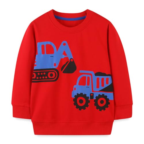 Boys Sweatshirts Long Sleeve Sweatshirts T-shirts Crew Neck Cotton Casual Sweatshirts Cartoon Tops for Boys-15